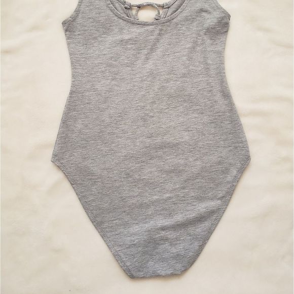 H&M DIVIDED Gray Bodysuit Small - Picture 2 of 4